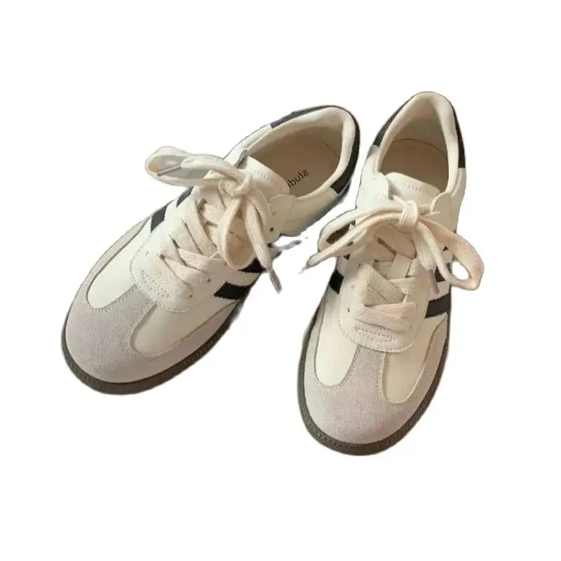 Large Size Casual Frosted Plate Shoes Female Spring and Summer New Fashion Hundred Matching Retro De Training Shoes Women