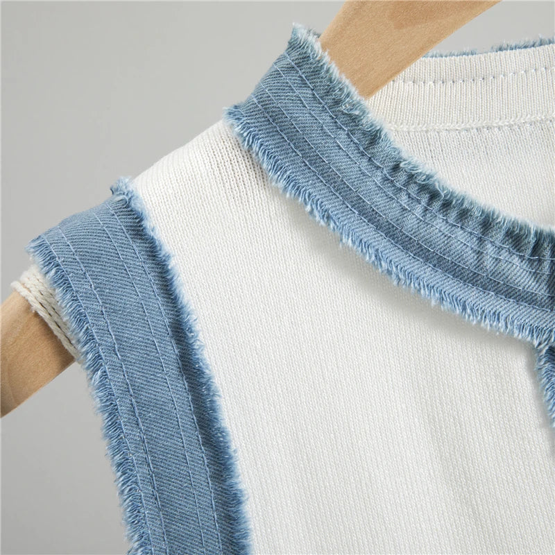 O-Neck Sleeveless Tank Dress for Women 2025 Summer New Slim Fit Mid-Length Knitted Base Bodycon Dress