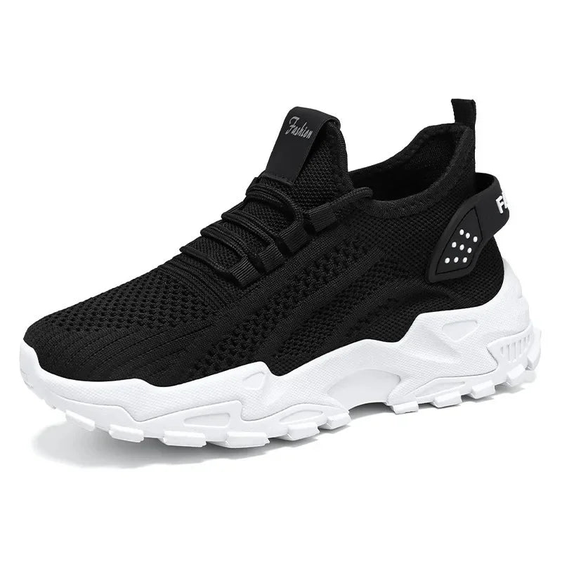 Women's Summer New Running Shoes Breathable Mesh Retro Thick Bottom Dad Casual Sports Shoes Comfortable EVA Insole Polyester Fib