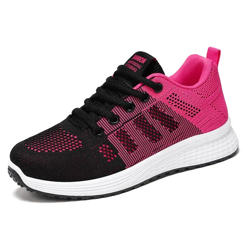 2025 Spring New Fashion Women's Shoes Soft Walking Flats Non-slip Casual Sport Tennis Shoes Athletic Sneakers for Lady