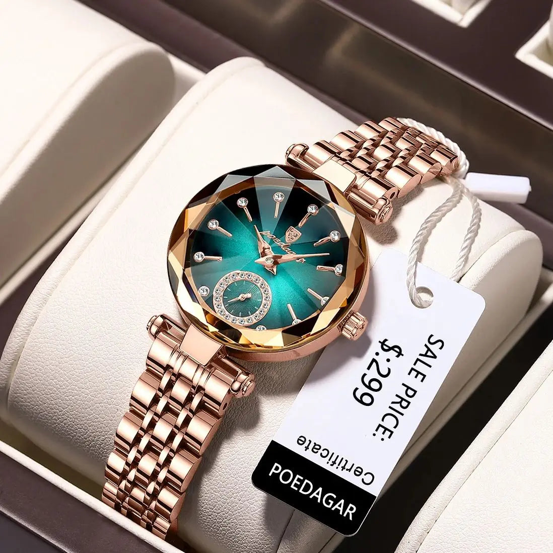 POEDAGAR Elegant Luxury Women's Quartz Watches Waterproof Stainless Steel Watch for Woman Casual Fashion Ladies Wristwatch reloj