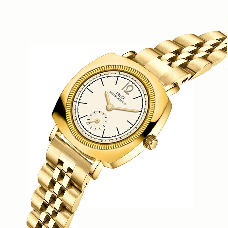 Luxury Brand Women Watches Steel Golden Waterproof Original Female Wristwatches New In High Quality Silver Hand Clock Lady Gifts
