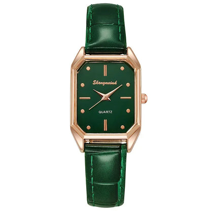 2025 Women Vintage Watches Casual Leather Belt Watch Simple Ladies Small Dial Quartz Wristwatches Luxury Clock Wrist Reloj Mujer