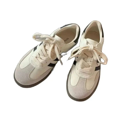 Large Size Casual Frosted Plate Shoes Female Spring and Summer New Fashion Hundred Matching Retro De Training Shoes Women