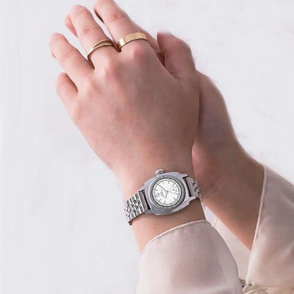 Luxury Brand Women Watches Steel Golden Waterproof Original Female Wristwatches New In High Quality Silver Hand Clock Lady Gifts