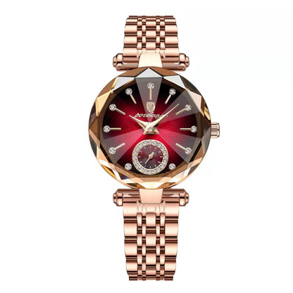 POEDAGAR Elegant Luxury Women's Quartz Watches Waterproof Stainless Steel Watch for Woman Casual Fashion Ladies Wristwatch reloj