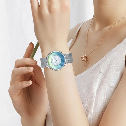 LIGE Fashion Quartz Woman Watch Luxury Ladies Dress Wristwatch Mesh Belt Waterproof Female Watches Girls Clocks Relogio Feminino
