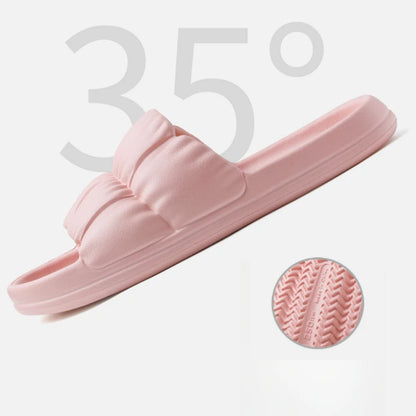 Soft Bottom Slippers for Women Home Bathroom Home Bath Non-slip Couple Summer Sandals for Men Summer Beach Wear Comfortable