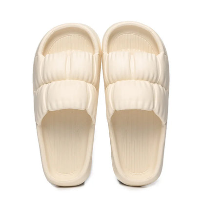 Soft Bottom Slippers for Women Home Bathroom Home Bath Non-slip Couple Summer Sandals for Men Summer Beach Wear Comfortable