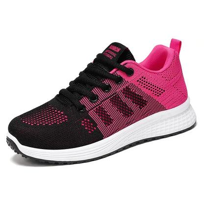 2025 Spring New Fashion Women's Shoes Soft Walking Flats Non-slip Casual Sport Tennis Shoes Athletic Sneakers for Lady