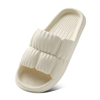 Soft Bottom Slippers for Women Home Bathroom Home Bath Non-slip Couple Summer Sandals for Men Summer Beach Wear Comfortable