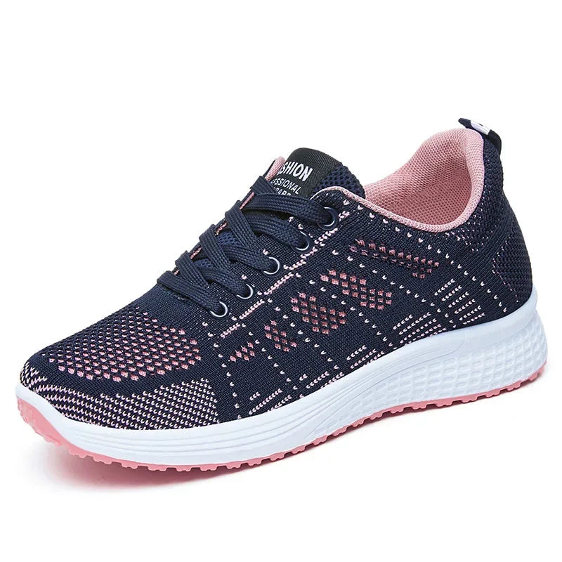 2025 Spring New Fashion Women's Shoes Soft Walking Flats Non-slip Casual Sport Tennis Shoes Athletic Sneakers for Lady