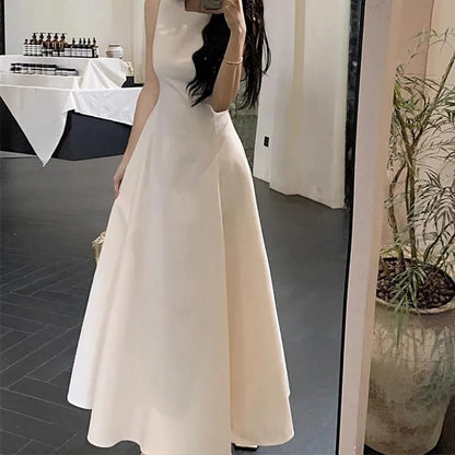 Slimming Sleeveless Dress for Children in Summer 2025 A New Design with A Unique and Niche French Style Petite and Elegant Dress