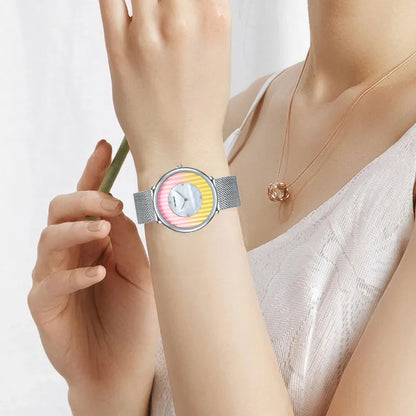 LIGE Fashion Quartz Woman Watch Luxury Ladies Dress Wristwatch Mesh Belt Waterproof Female Watches Girls Clocks Relogio Feminino