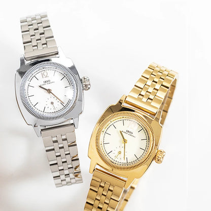 Luxury Brand Women Watches Steel Golden Waterproof Original Female Wristwatches New In High Quality Silver Hand Clock Lady Gifts