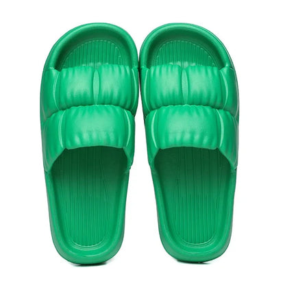 Soft Bottom Slippers for Women Home Bathroom Home Bath Non-slip Couple Summer Sandals for Men Summer Beach Wear Comfortable