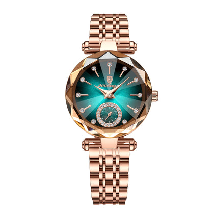 POEDAGAR Elegant Luxury Women's Quartz Watches Waterproof Stainless Steel Watch for Woman Casual Fashion Ladies Wristwatch reloj
