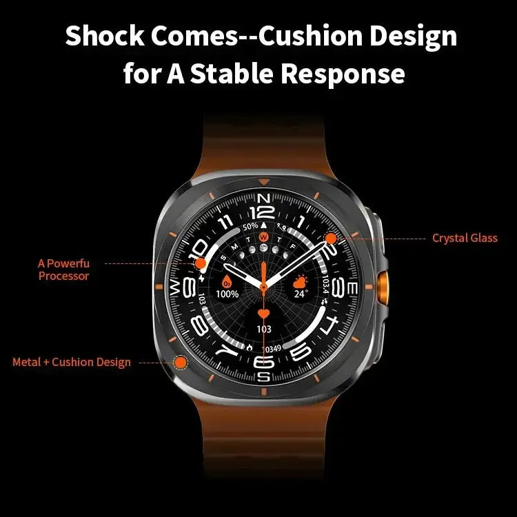 2025 Galaxy Watch 7 Ultra 47mm Smart Watch Bluetooth Call Men GPS NFC 47mm AMOLED Fitness Tracker Health Smartwatch For Samsung