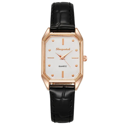 2025 Women Vintage Watches Casual Leather Belt Watch Simple Ladies Small Dial Quartz Wristwatches Luxury Clock Wrist Reloj Mujer