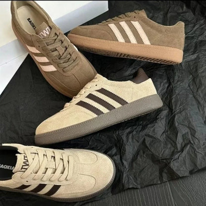 Large Size Casual Frosted Plate Shoes Female Spring and Summer New Fashion Hundred Matching Retro De Training Shoes Women