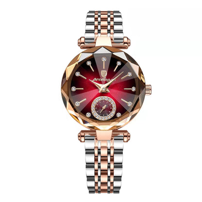 POEDAGAR Elegant Luxury Women's Quartz Watches Waterproof Stainless Steel Watch for Woman Casual Fashion Ladies Wristwatch reloj