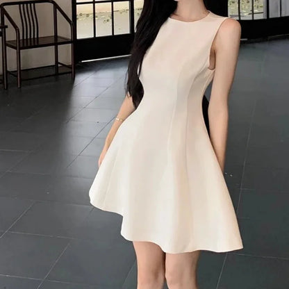 Slimming Sleeveless Dress for Children in Summer 2025 A New Design with A Unique and Niche French Style Petite and Elegant Dress