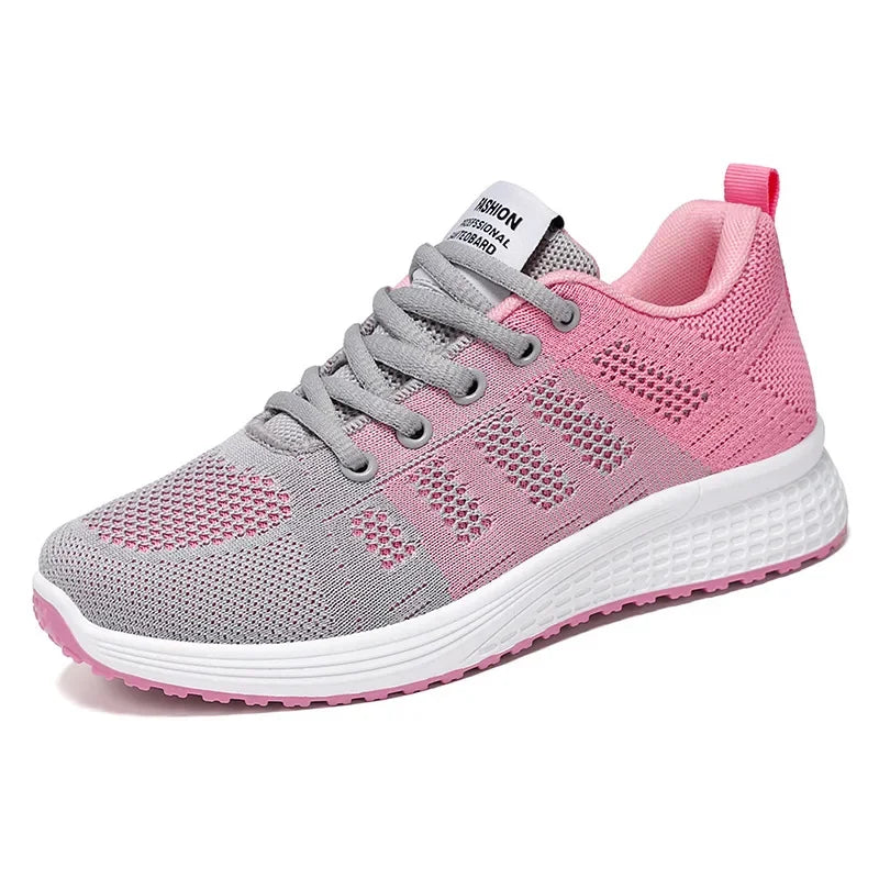 2025 Spring New Fashion Women's Shoes Soft Walking Flats Non-slip Casual Sport Tennis Shoes Athletic Sneakers for Lady